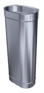 Rura L=1000 110x240/0,4mm