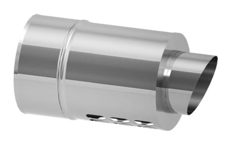 Ustnik poziomy krótki 220 mm fi 60/100
